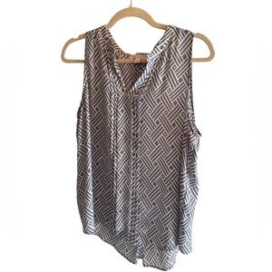 NWOT 41 Hawthorne Geometric Patterned Sleeveless Top Size L